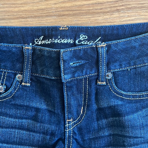 American eagle denim shorts size 0 stretch - Picture 2 of 5